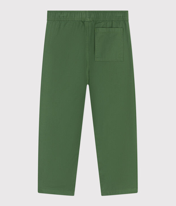 Katoenen kinderbroek groen