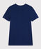 Tee-shirt L'ICONIQUE cocotte en coton Femme bleu MEDIEVAL