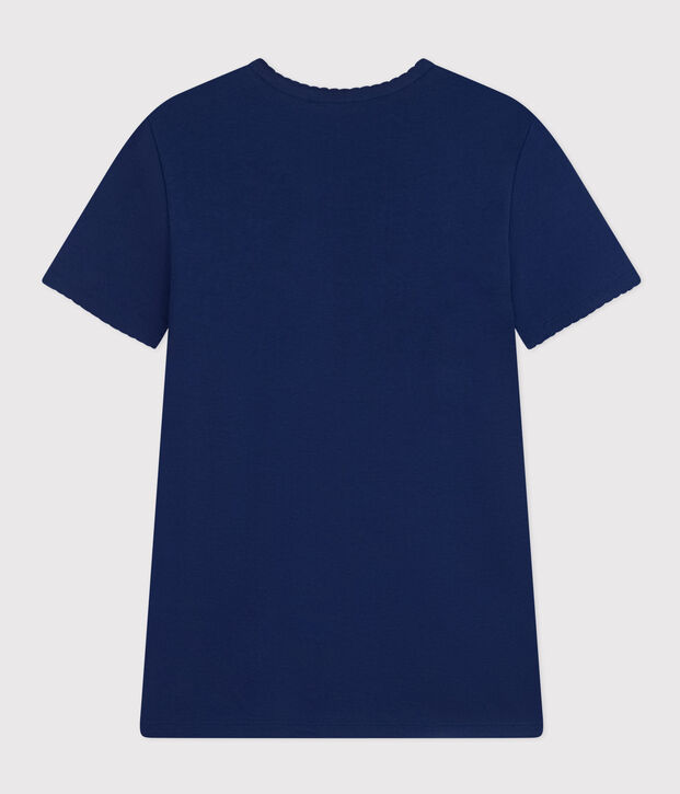 L'Iconique, katoenen T-shirt voor dames met kartelrandje MEDIEVAL