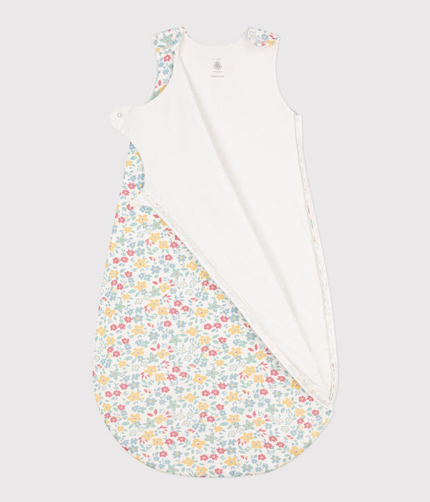 Gigoteuse fleurs en coton TOG 2 blanc/multicouleur