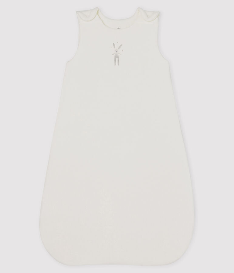 Fluwelen trappelzak baby's wit MARSHMALLOW