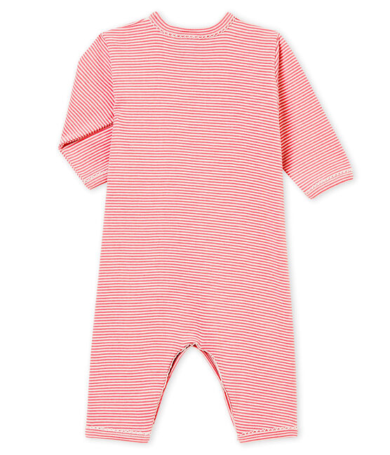 Dors bien sans pieds bébé fille rose CHEEK/blanc MARSHMALLOW