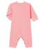 Dors bien sans pieds bébé fille rose CHEEK/blanc MARSHMALLOW
