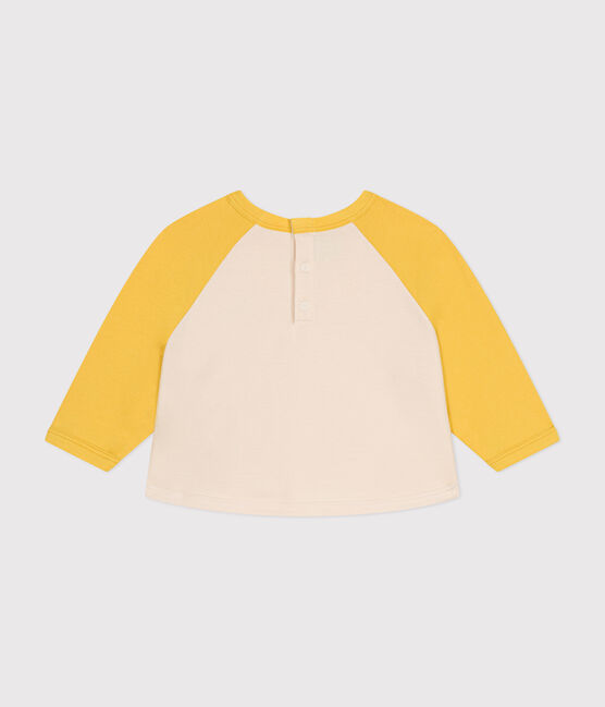 Sweatshirt van dunne fleece voor baby's geel AVALANCHE/ NECTAR