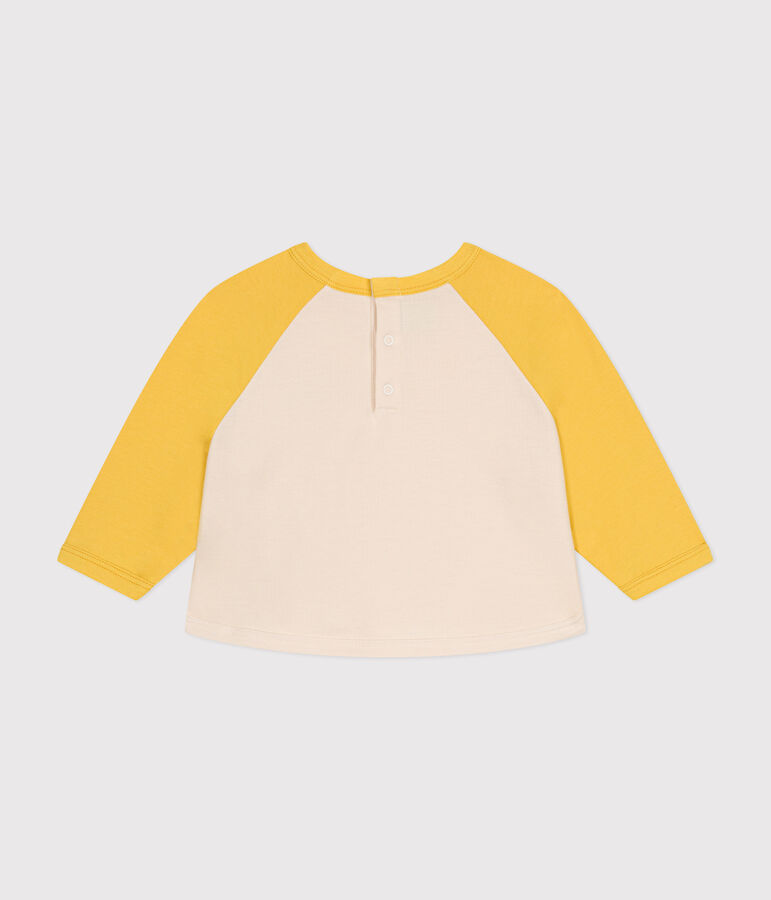 Sweatshirt van dunne fleece voor baby's geel AVALANCHE/ NECTAR