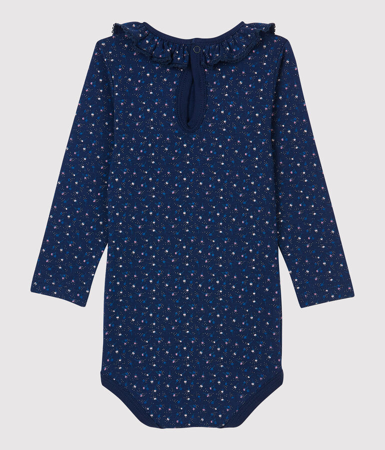 Romper van katoen. blauw/multicouleur