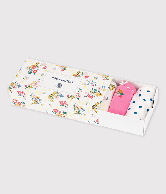 Lot de 5 culottes imprimé panthère petite fille en coton variante 1