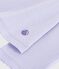 Tee-shirt femme l'iconique cocotte en coton manches longues violet PARME