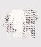 Setje met 1 babypyjama en 3 body's met walvissenprint variante 1