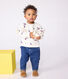 Katoenen sweatshirt met walvisprint voor baby's