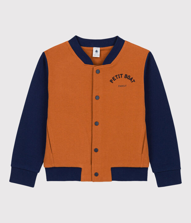 Teddy van molton voor Meisjes / Jongen bruin/blauw