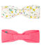 Set van 2 effen haarbanden met print voor baby meisje variante 2