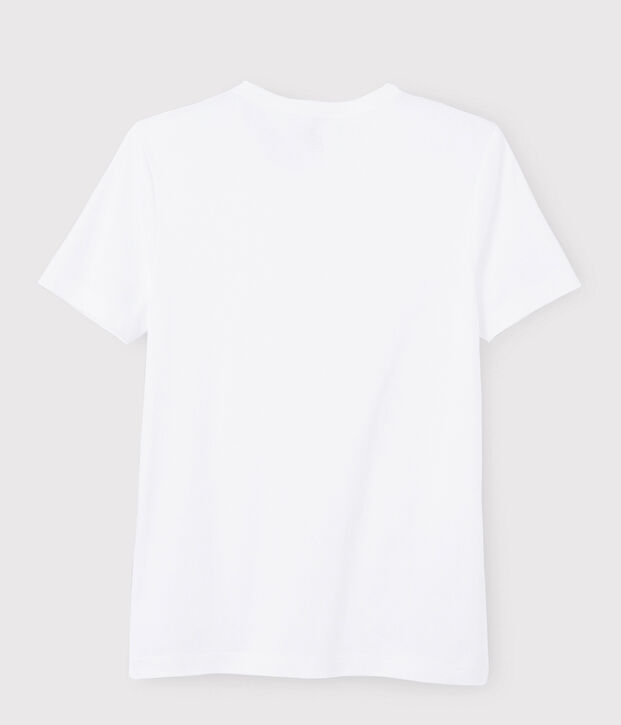 T-shirt met korte mouwen Heren. wit