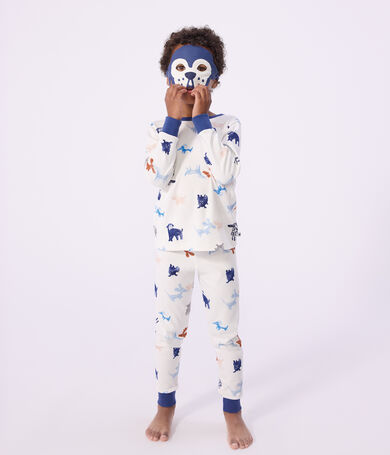 Katoenen verkleedpyjama met hondjesprint voor kinderen