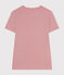 Effen katoenen T-shirt L'Iconique voor dames roze PANTY