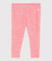 Milleraies legging babymeisje roze POPPY/wit MARSHMALLOW