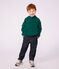 Effen katoenen sweatshirt met kap voor kinderen TREE