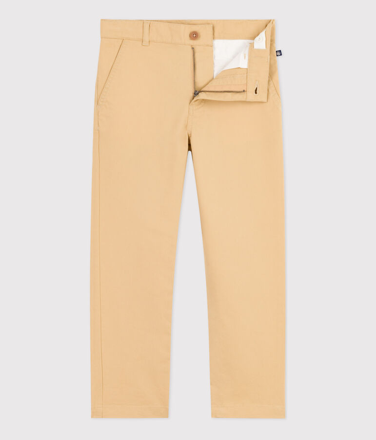 Chino voor jongens beige