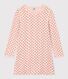 Chemise de nuit fleur petite fille en tubique