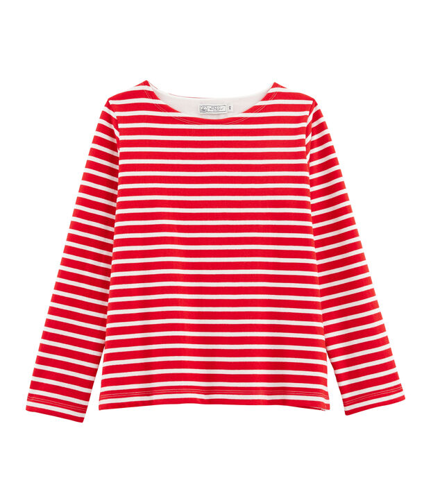 Dames marinetrui rood/wit