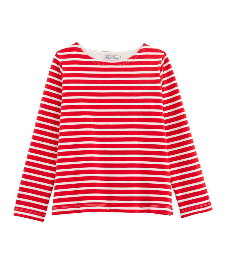 Dames marinetrui rood/wit