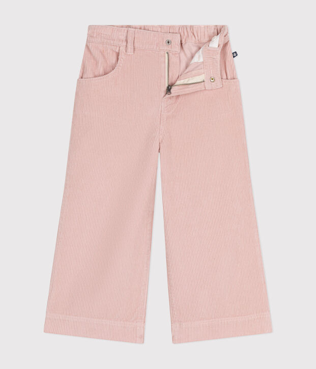 Fluwelen broek voor meisjes roze