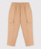 Pantalon cargo en sergé enfant fille / garçon beige TRENCH