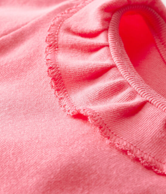Body bébé fille à collerette rose CUPCAKE