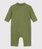 Lang pakje van effen katoen voor baby's groen OLIVINE