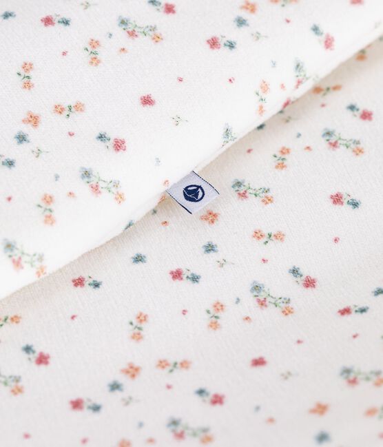 Gigoteuse bébé en velours imprimé fleuri TOG 3 blanc MARSHMALLOW/blanc MULTICO