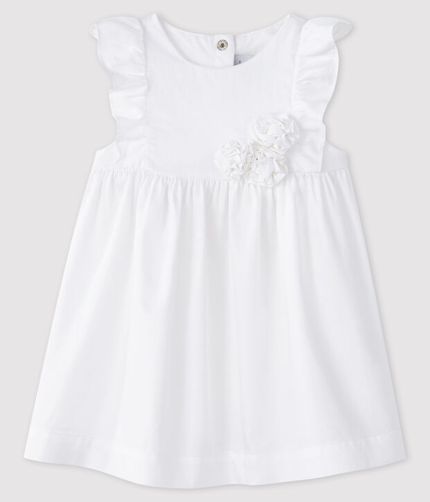 Feestelijke jurk voor baby meisje wit