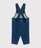 Salopette longue en denim bébé bleu BLEU DELAVE
