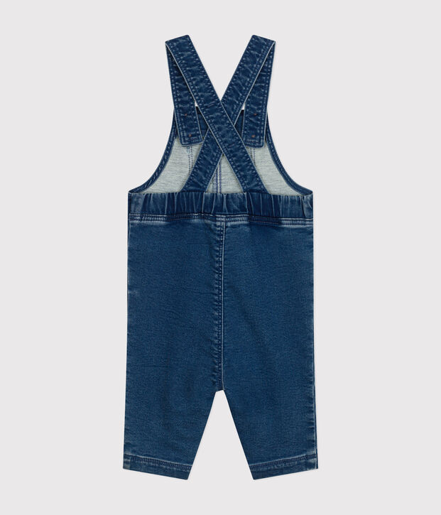 Salopette longue en denim b&eacute;b&eacute; bleu
