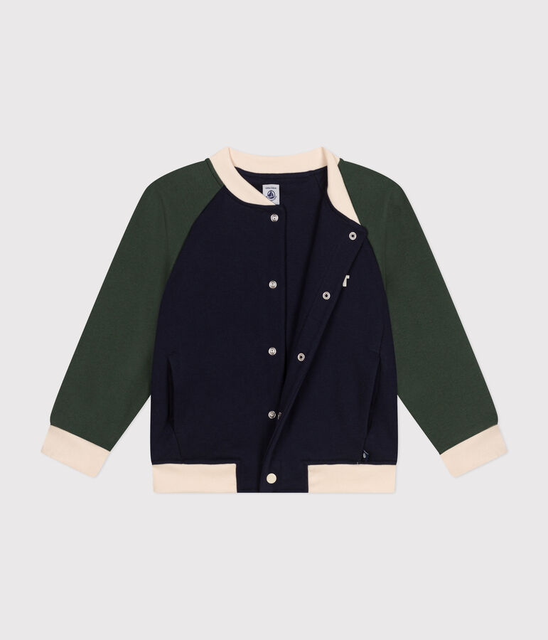 Jongensteddy van molton blauw/multicouleur