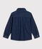 Effen kinderhemd van spijkerstof blauw