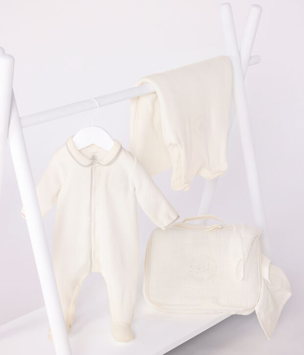 Geboortekoffertje van katoen multicouleur