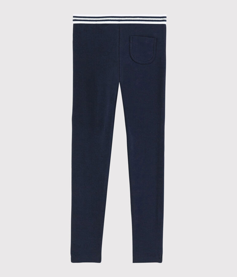 Jegging van katoen-elastaan voor meisjes blauw