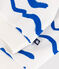 Katoenen babysweater met haaiprint blauw MARSHMALLOW/ PORCELANA