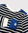 Sweatshirt en jersey enfant garçon bleu SMOKING/blanc MARSHMALLOW