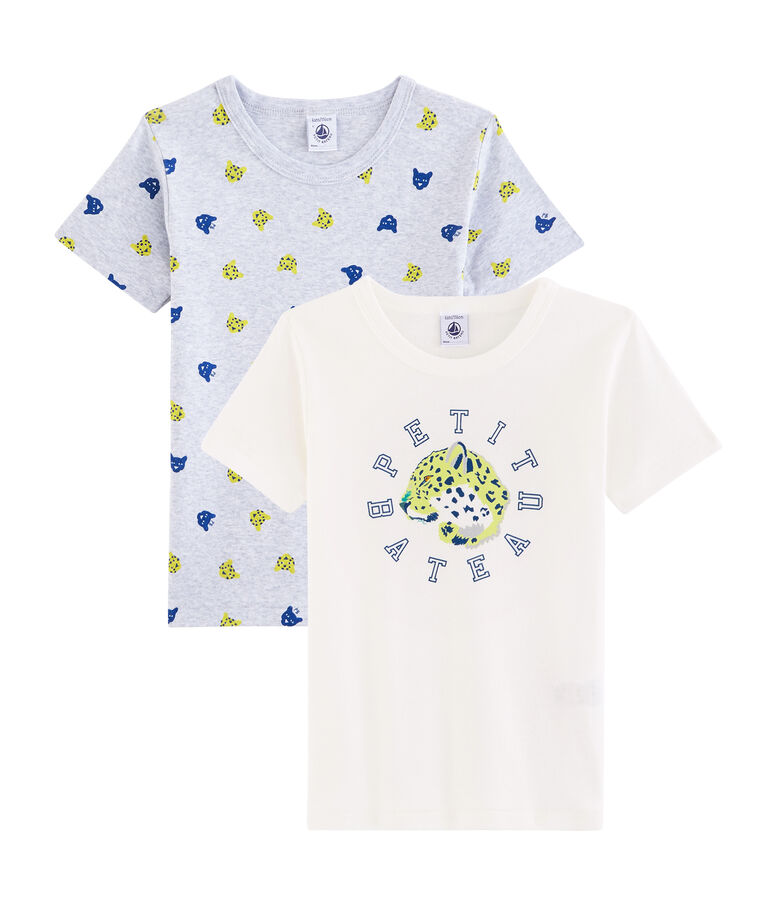 Duo de tee-shirts petit gar&ccedil;on multicouleur