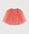 Halflange kinderrok van effen tule FLAMAND