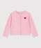 Effen katoenen vestje voor kinderen roze