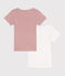 Set met 2 katoenen T-shirts met korte mouw voor kinderen variante 2