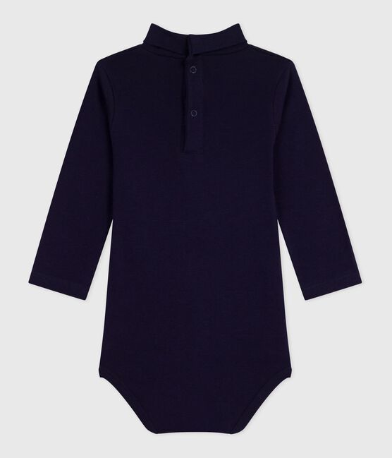Body bébé col roulé en coton uni SOIR