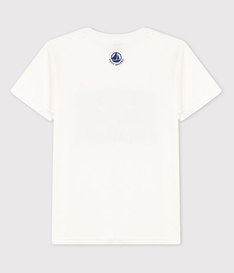 T-shirt en coton uni blanc