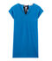 Robe manches courtes femme en lin bleu RIYADH