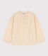 Blouse in biokatoenen materiaal voor meisjes