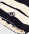 Bonnet rayé en tricot doublé en polaire enfant garçon-fille bleu SMOKING/ AVALANCHE