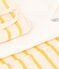 Ensemble à rayure marinière en coton bébé jaune AVALANCHE/blanc DAISY