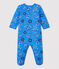 Dors-bien bébé à motif bandana en coton biologique bleu BRASIER/blanc MULTICO